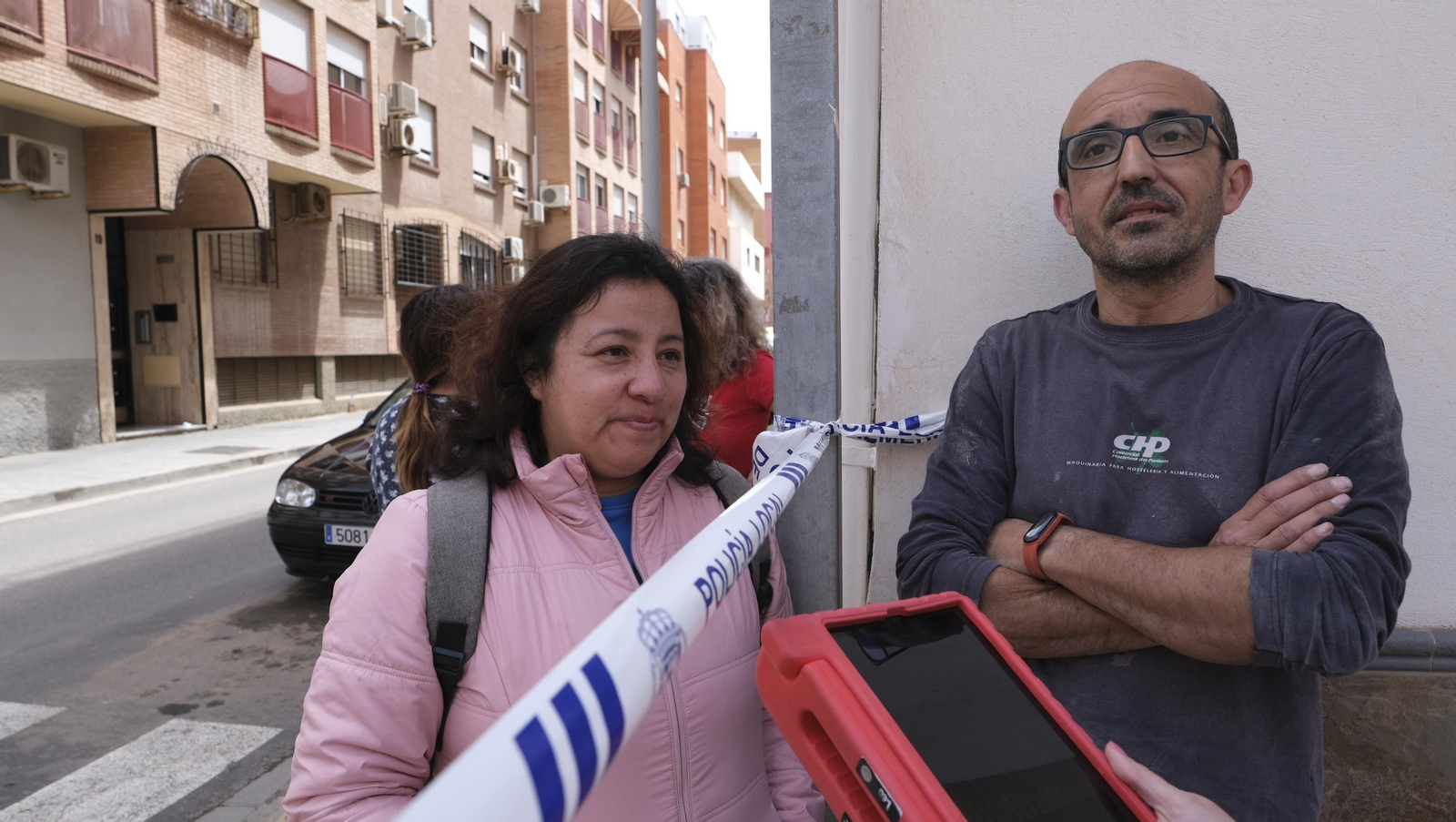 Imágenes de la vivienda con daños en el Tagarete. Almería