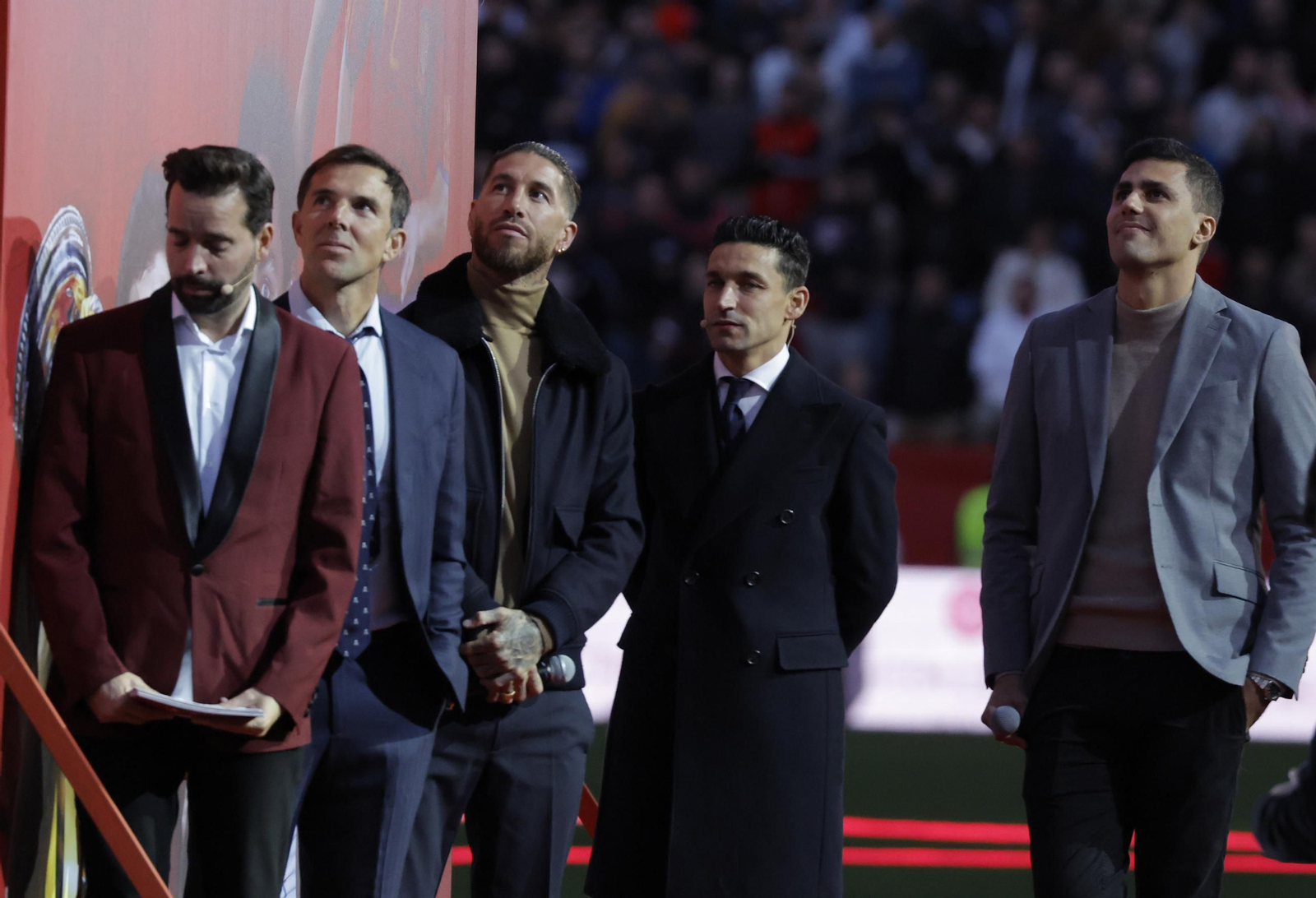 Las imágenes del homenaje a Jesús Navas