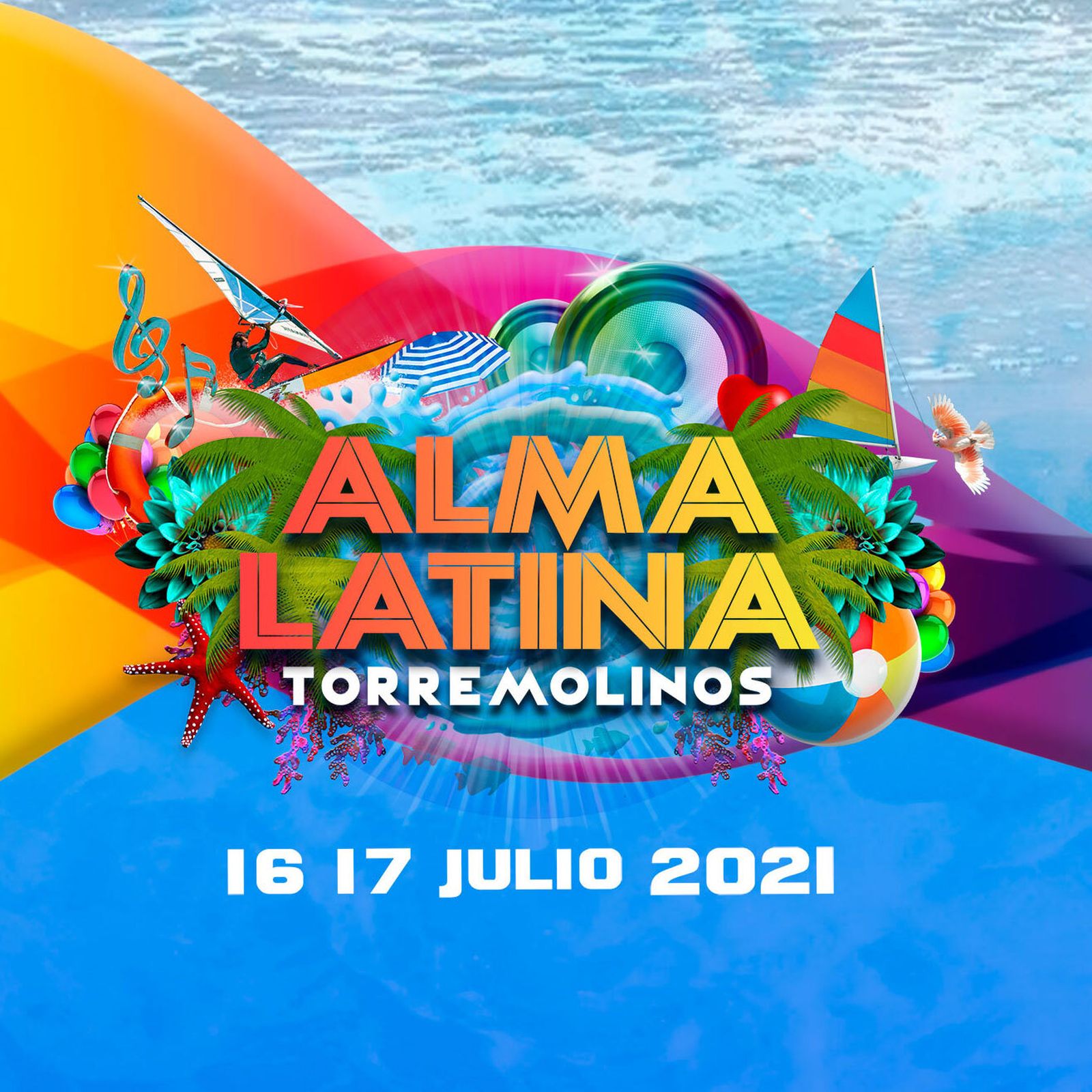 El cartel promocional del festival Alma Latina Festival de Torremolinos