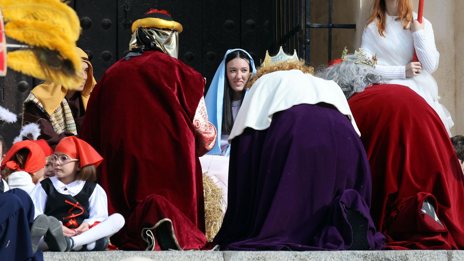 Imágenes del Belén Viviente de la plaza San Lucas en Jerez
