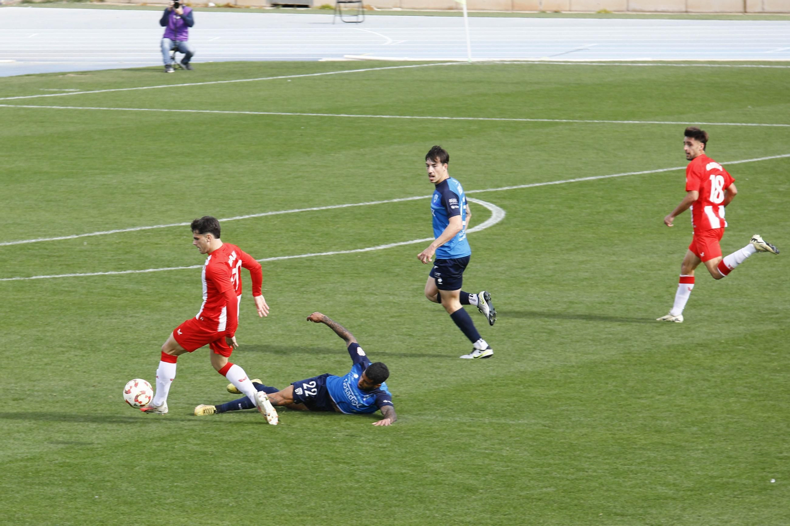 Imágenes del partido entre Almeria B contra Villanovense de segunda RFEF