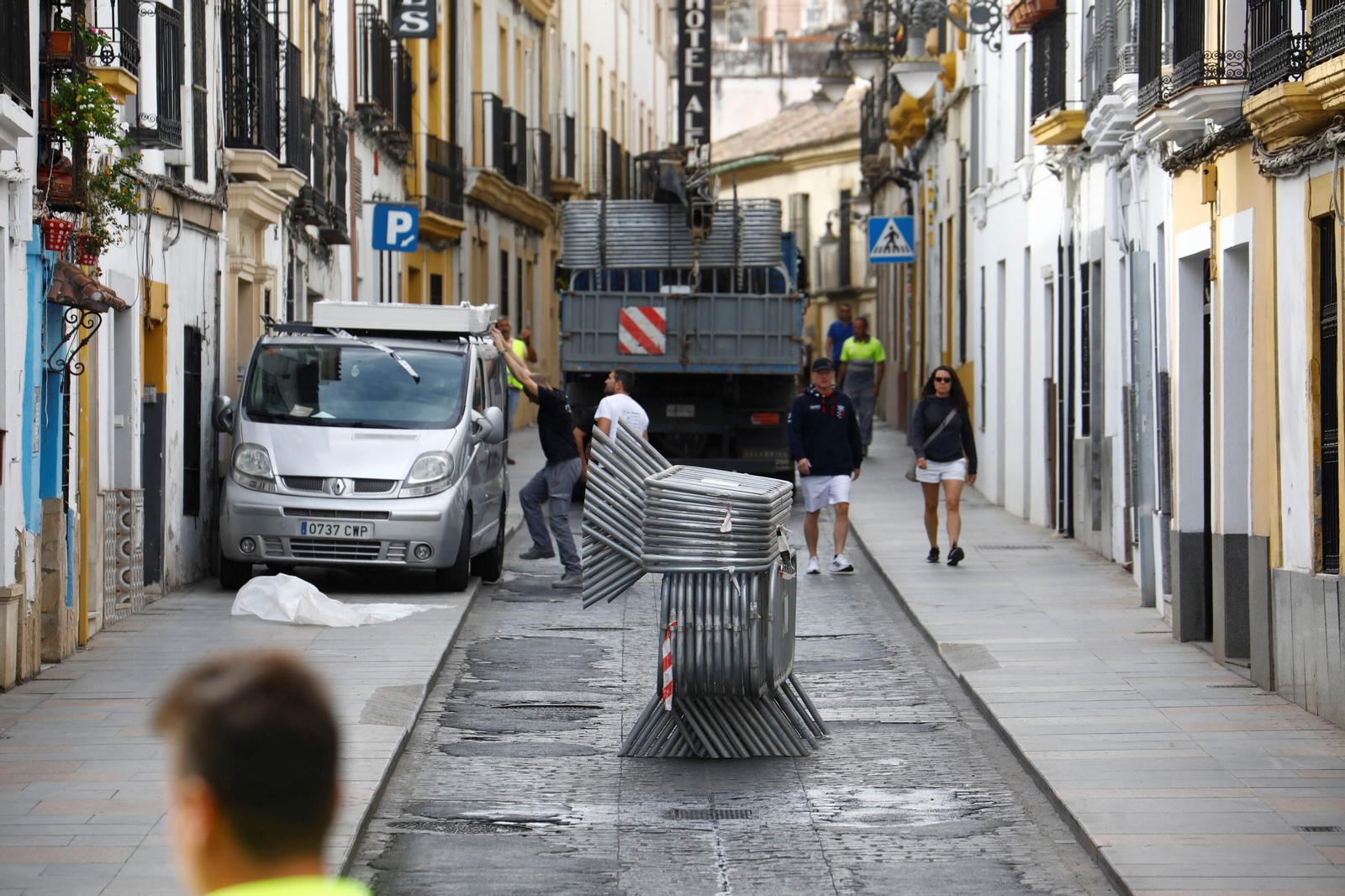 El inicio las obras de la calle Alfaros, en imágenes