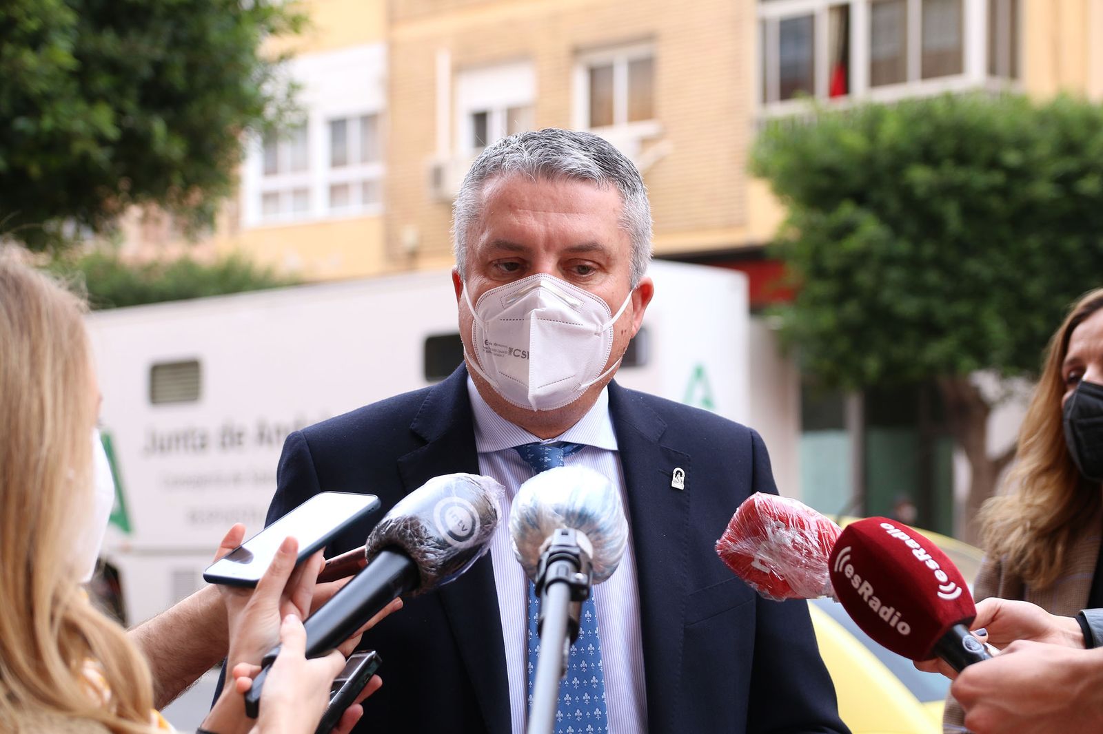 El delegado de Salud en Almería , Juan de la Cruz Belmonte.