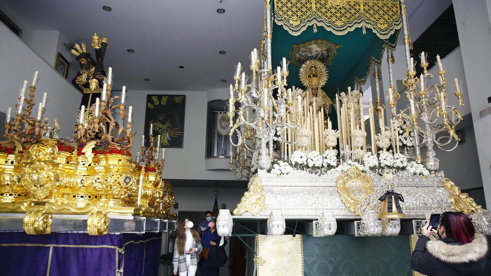 Jesús Nazareno del Perdón y María Santísima de Nueva Esperanza en el Martes Santo de 2021.