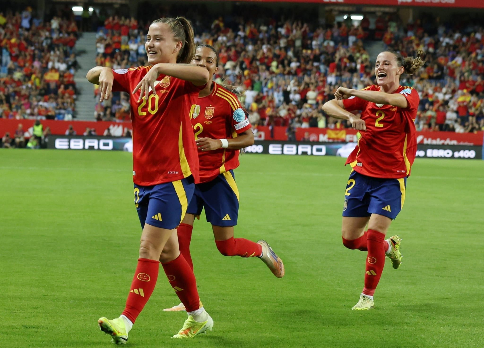 El España-Suecia de Málaga, en fotos