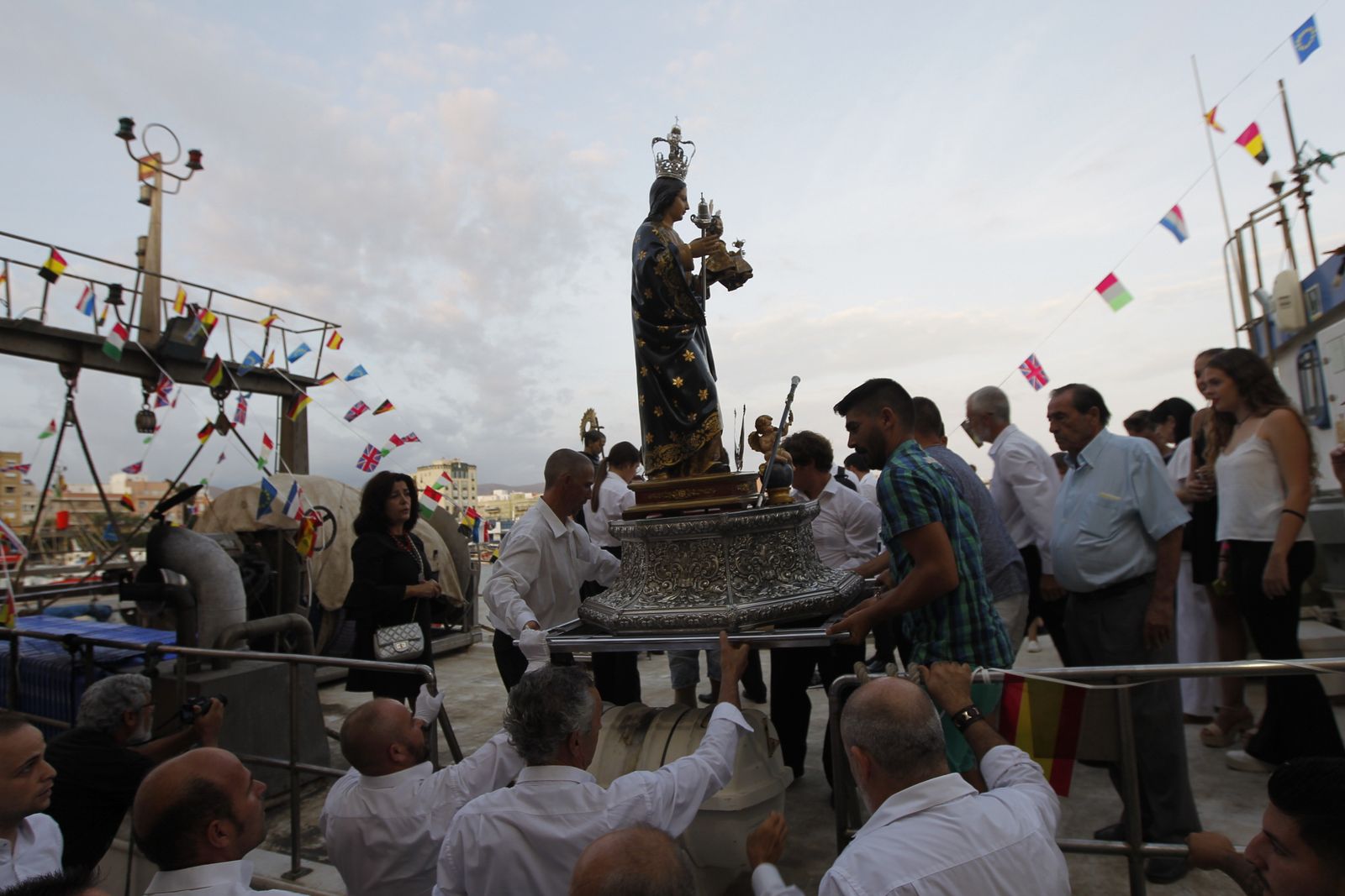 Procesión de la Virgen del Mar en Adra