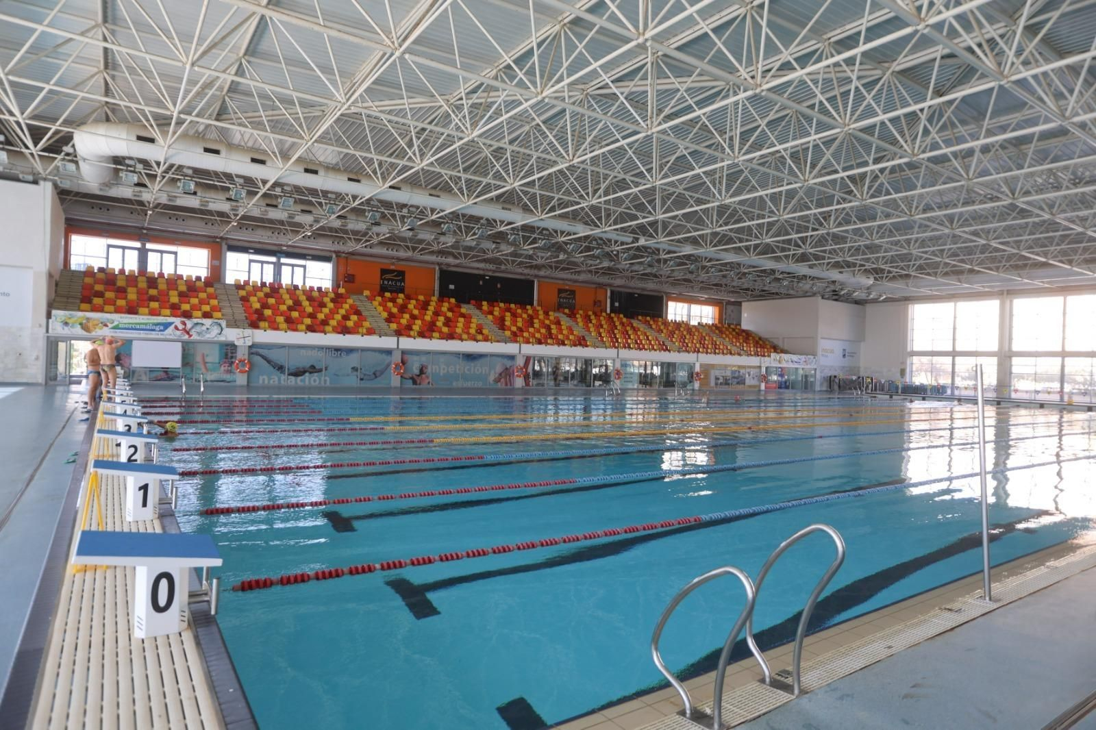 La reapertura de la piscina de 50 metros de Inacua, en imágenes
