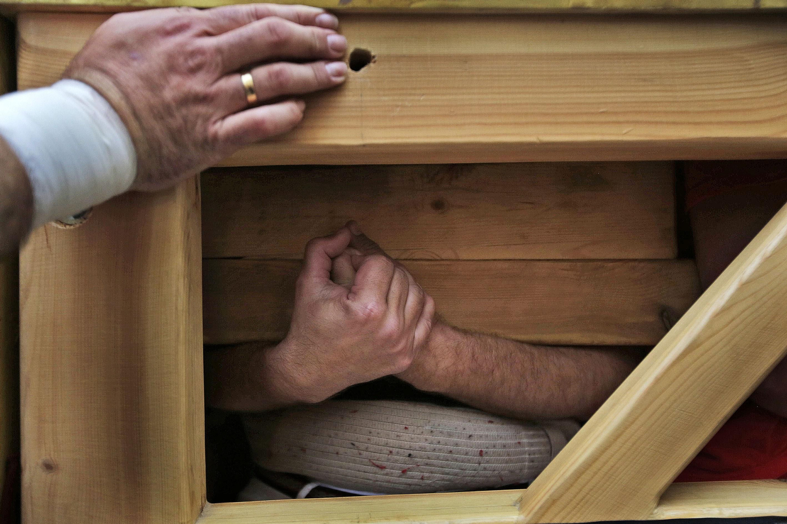 Sentencia tuvo que volver a su templo por la lluvia