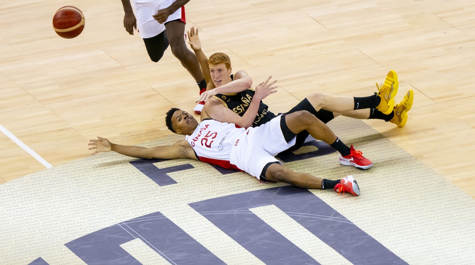 Alberto Díaz, en el España-Canadá.