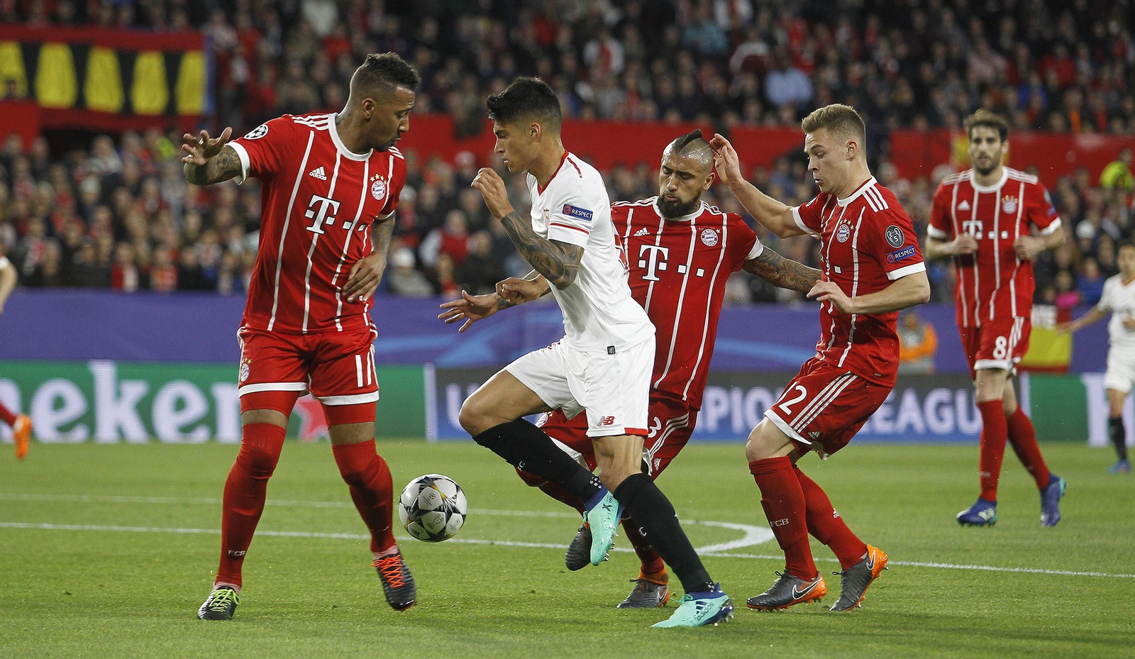 Las imágenes del Sevilla-Bayern Múnich