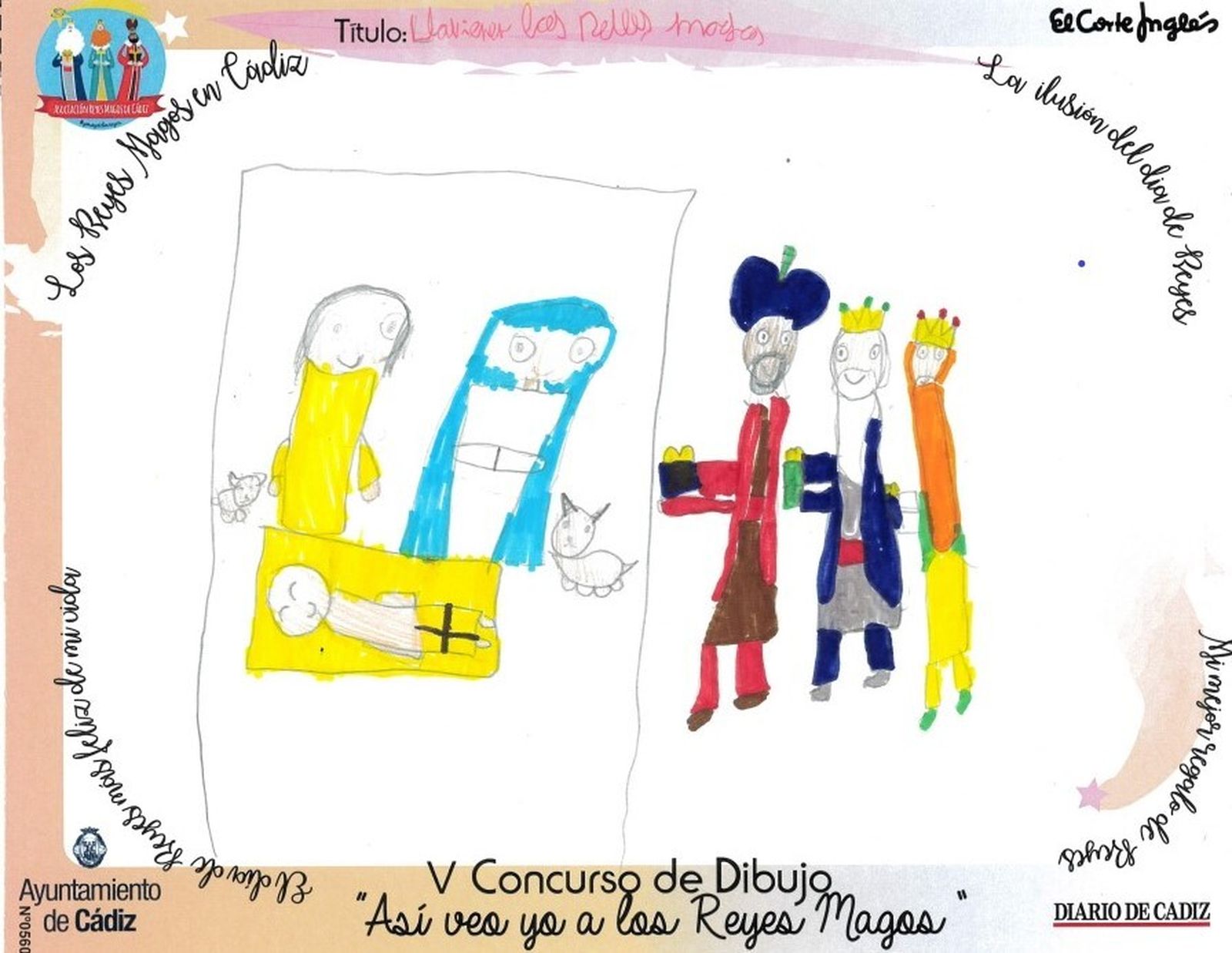 Los dibujos del concurso 'Así veo yo a los Reyes Magos'.