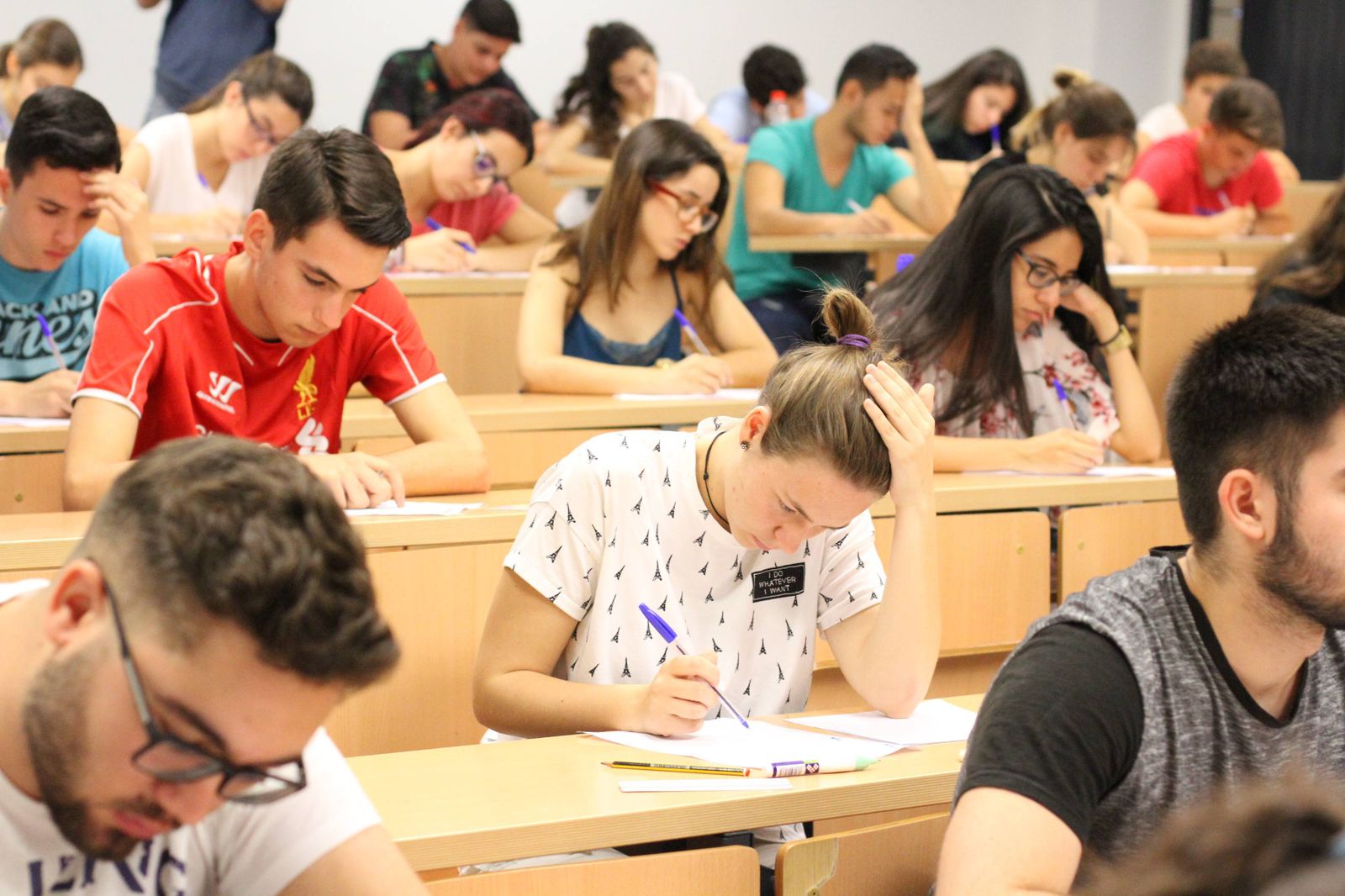 La primera jornada de Selectividad en Sevilla, en imágenes