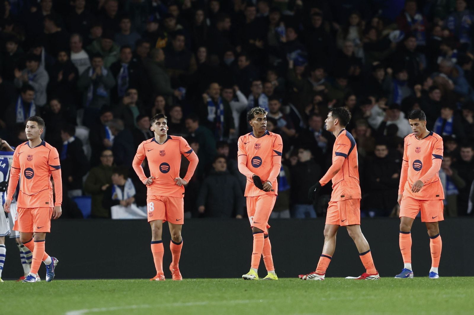 Las fotos de la derrota del Barcelona contra la Real Sociedad