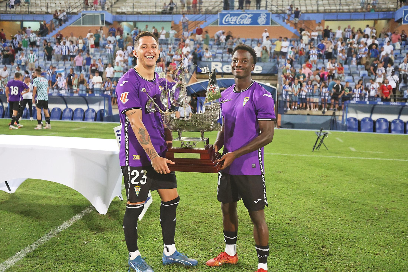 Las mejores imágenes del Trofeo Colombino entre el Recreativo de Huelva y el Córdoba CF