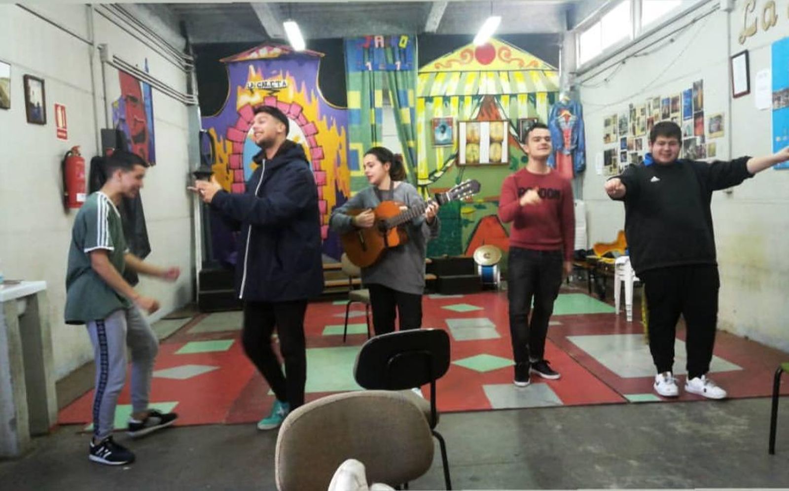 El cuarteto juvenil 'Nos tocó la primitiva'.