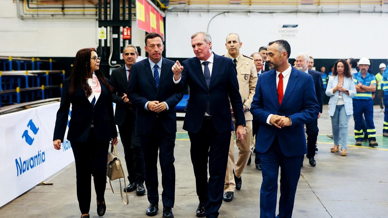 Acto llevado a cabo en San Fernando para el inicio del proyecto del patrullero para Marruecos.