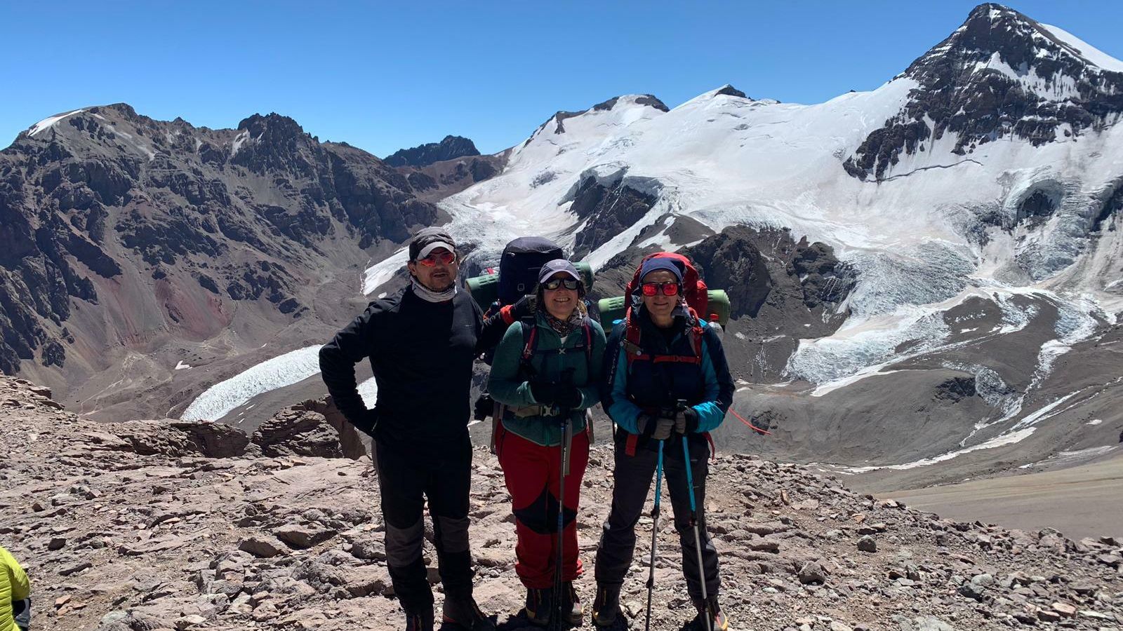 El grupo granadino expedicionario al Aconcagua