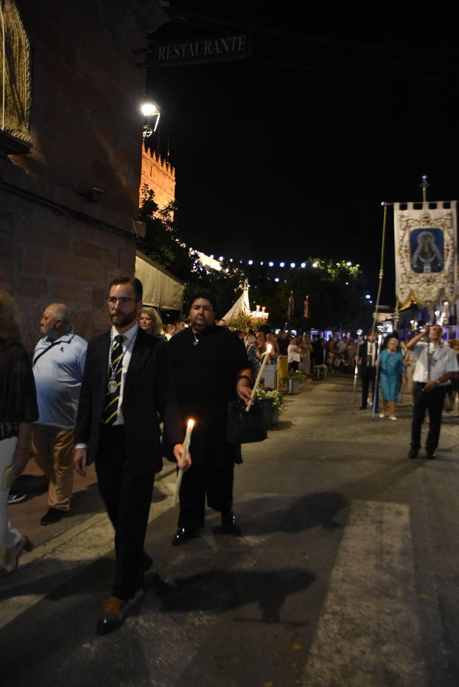 Procesión de la Virgen de la Estrella en Villa del Río.