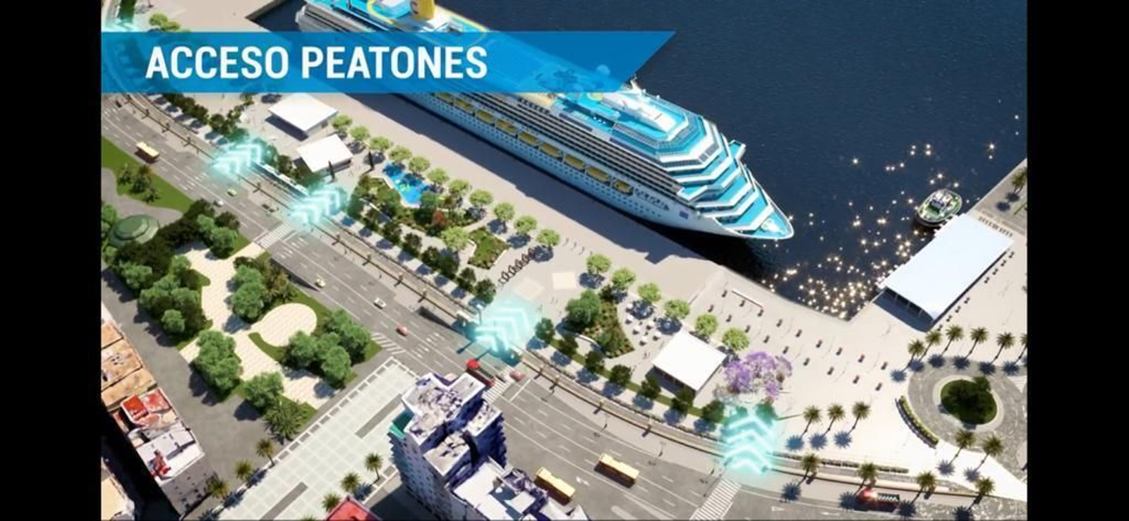 Así será la avenida que surja tras la integración puerto y ciudad Así será la avenida que surja tras la integración puerto y ciudad