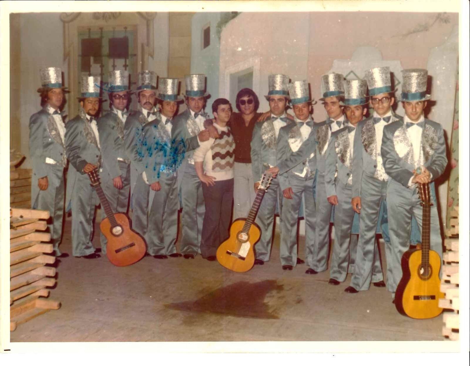 La comparsa de Pedro Romero y Aurelio Real 'Carnaval 76'.