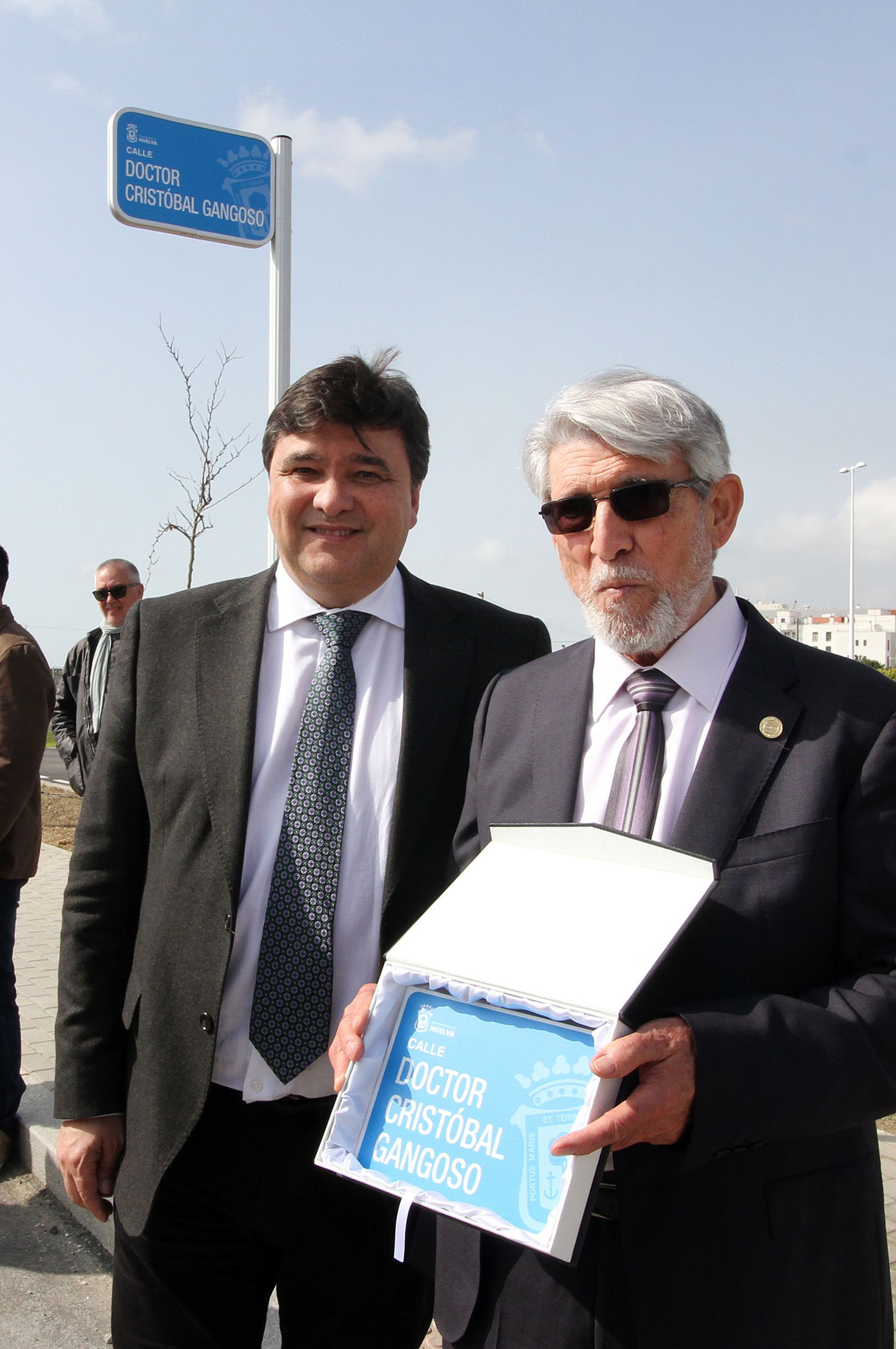 Inauguración de la Calle Doctor Cristóbal Gangoso, en imágenes