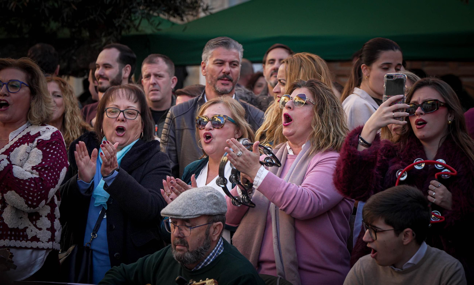 Imágenes de zambombas del día 7 de diciembre en Jerez