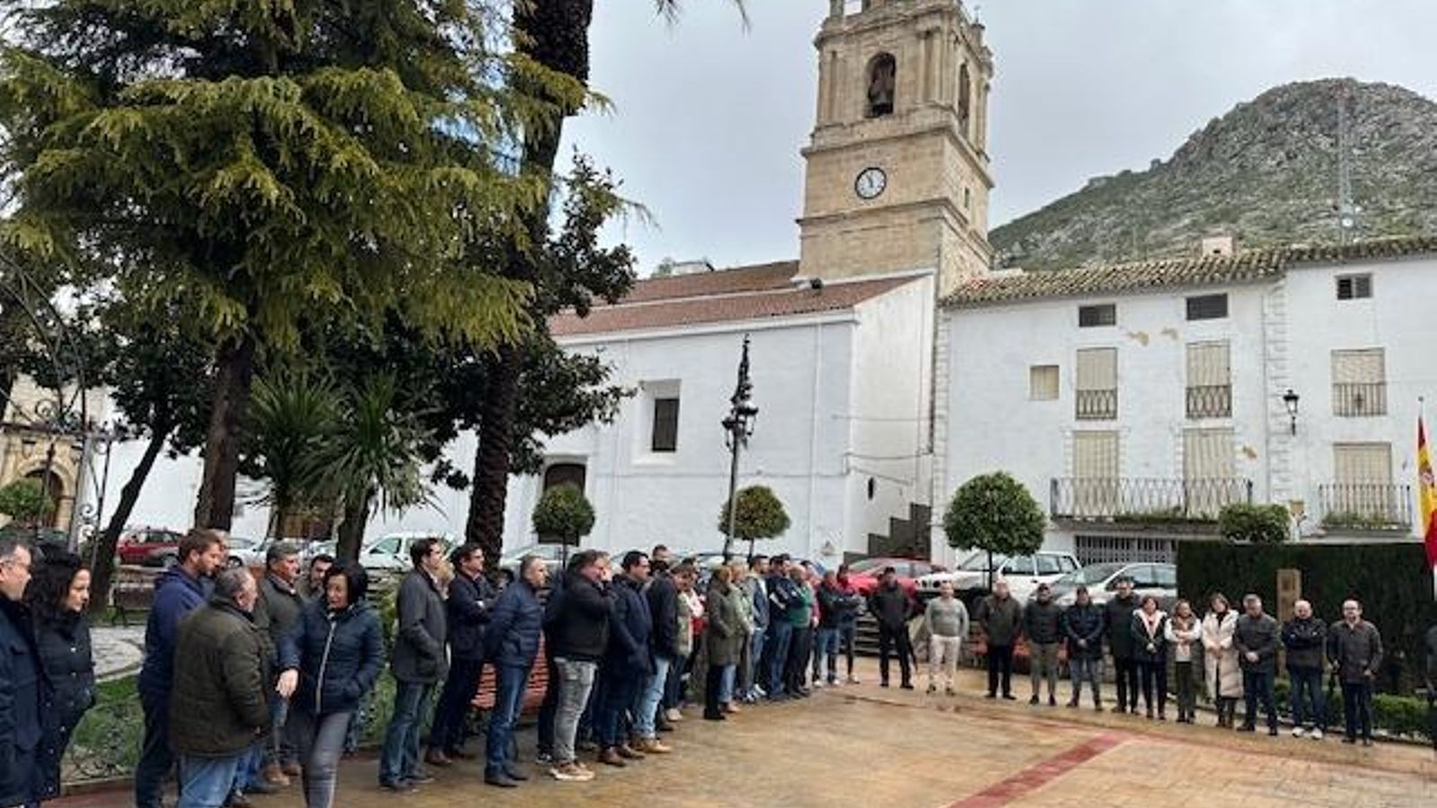 Minuto de silencio en Martos.