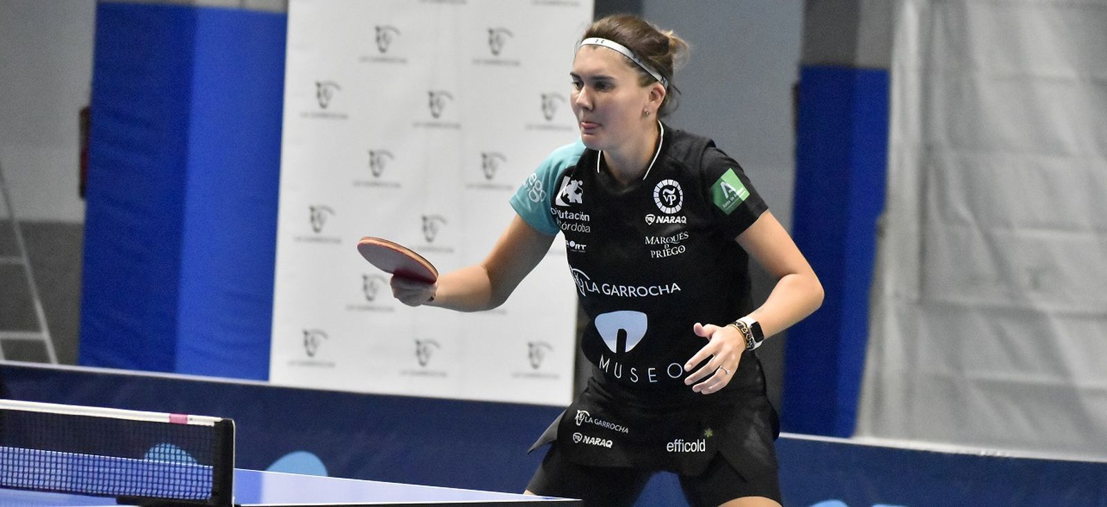 Tatiana Garnova, durante un partido de esta temporada.