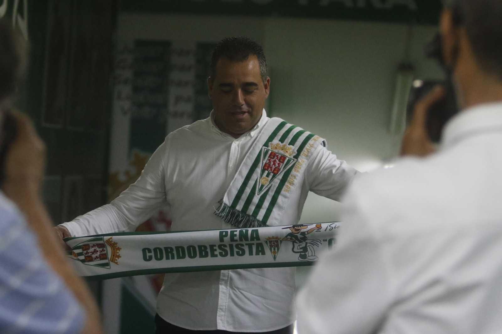 La presentación de Germán Crespo como entrenador del Córdoba CF, en imágenes
