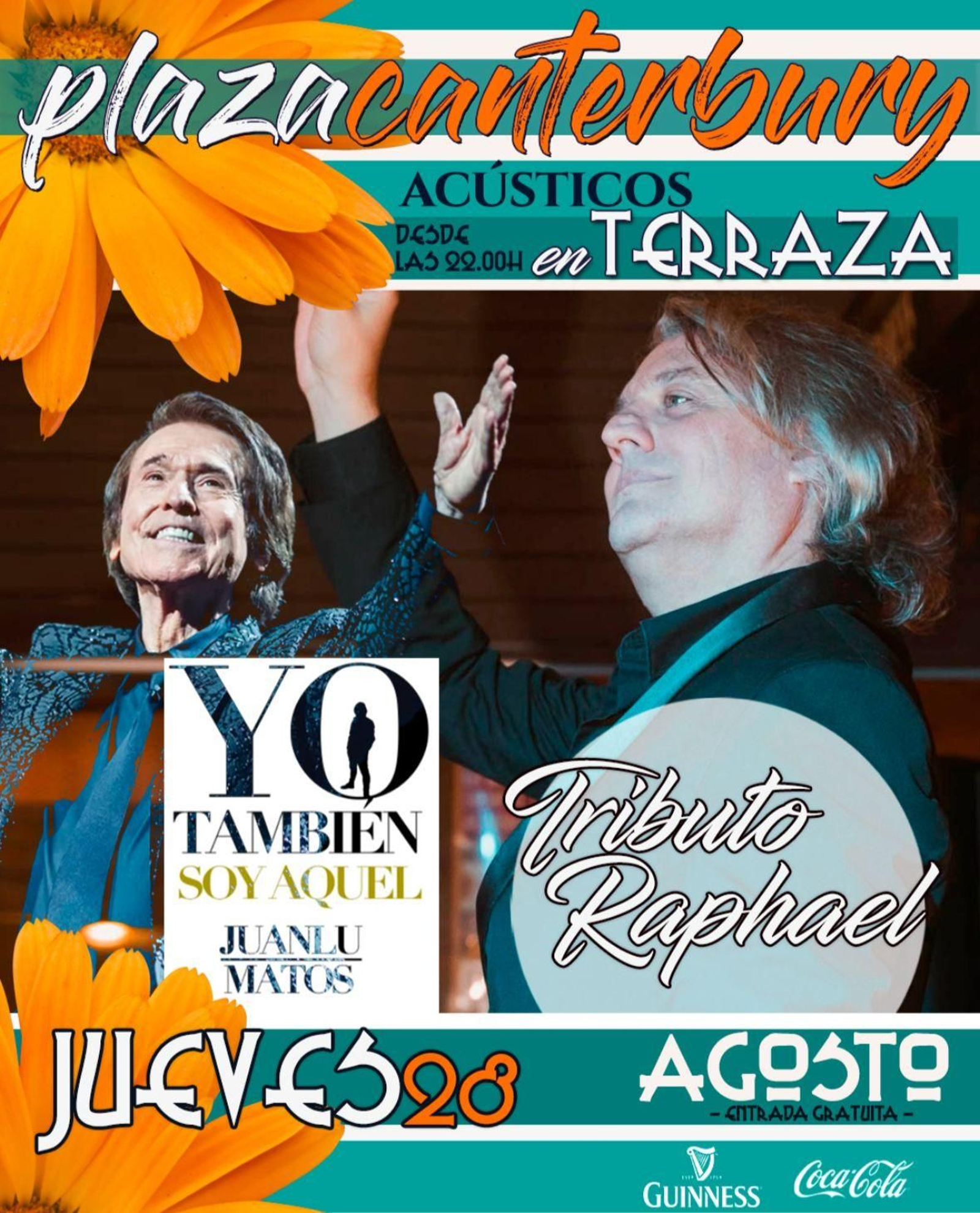 Tributo a Raphael, en Plaza Canterbury. Jerez.