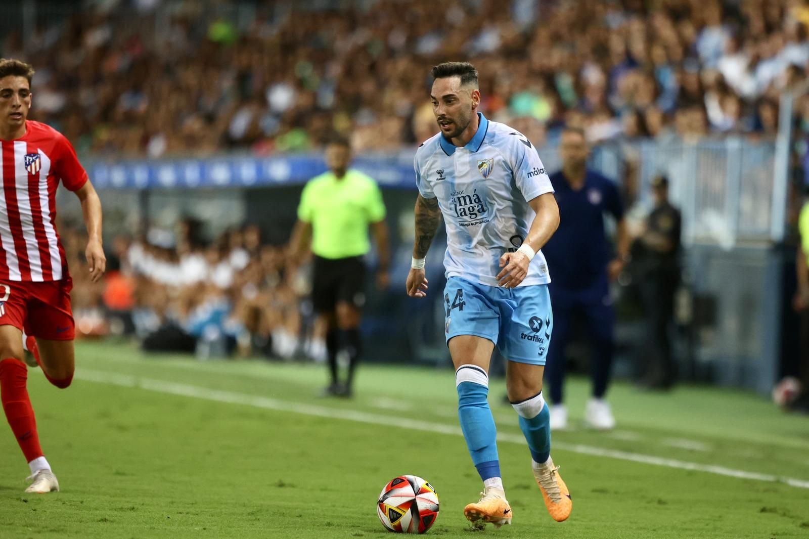 El Málaga CF-Atlético de Madrid B, en fotos