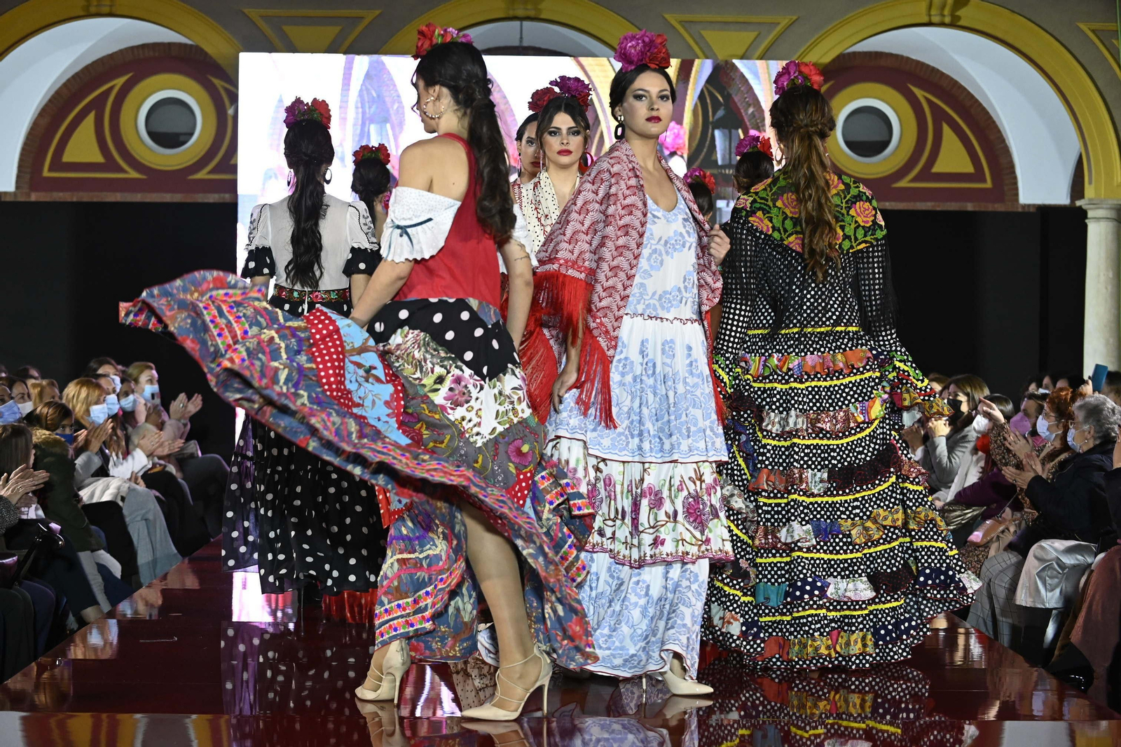 El desfile de Pol Núñez en Pasarela Huelva Flamenca 2022, todas las fotos