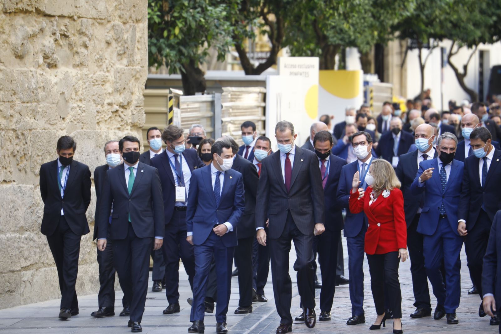 La clausura del Rey del  Congreso de Directivos de CEDE en Córdoba, en fotografías