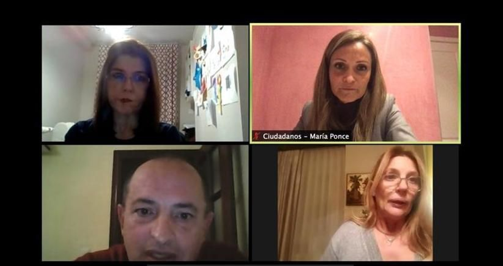 Encuentro online de Ciudadanos con padres de alumnos.