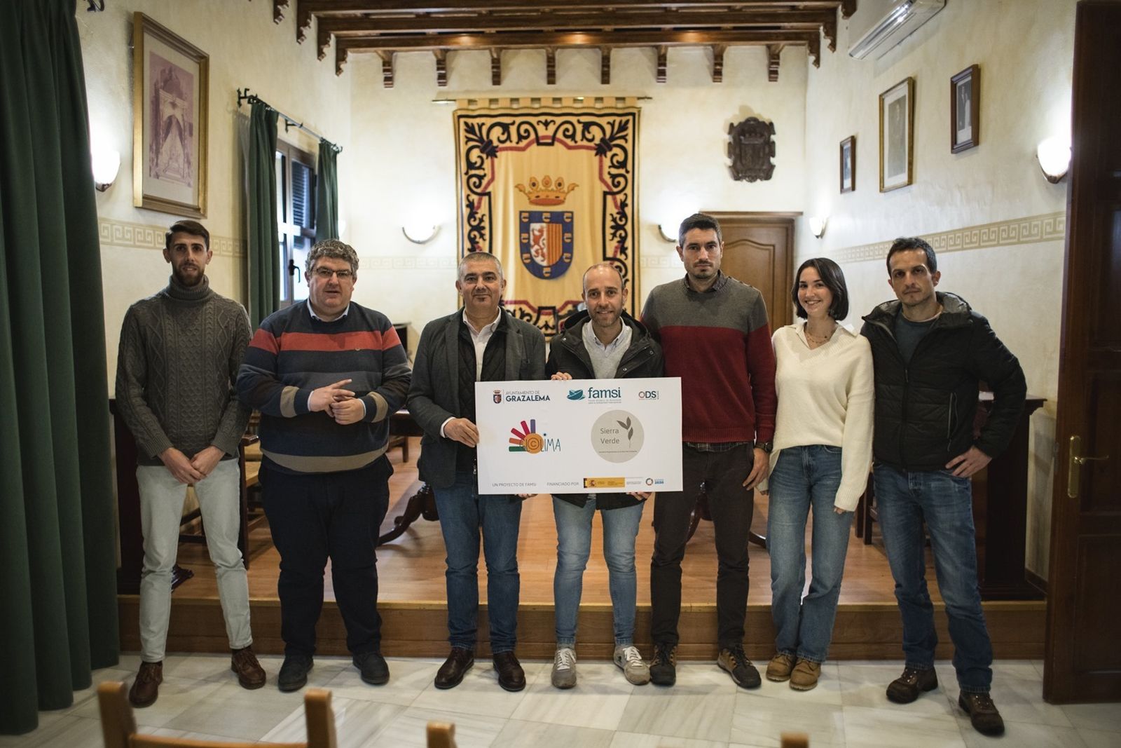 Presentación del proyecto ‘Sierra Verde’, en el Consistorio de Grazalema.