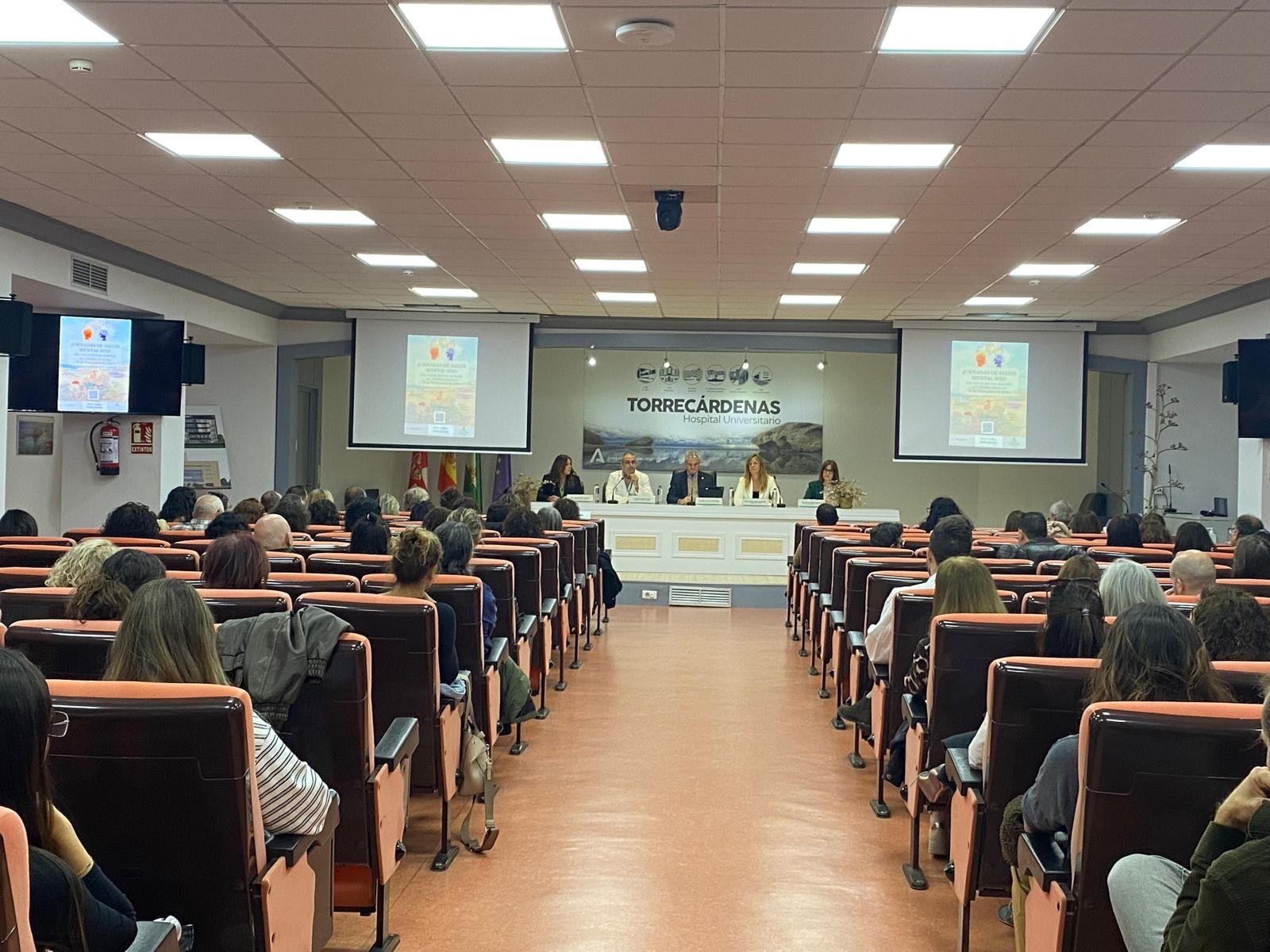 Inauguración de las jornadas en el Hospital Universitario Torrecárdenas.