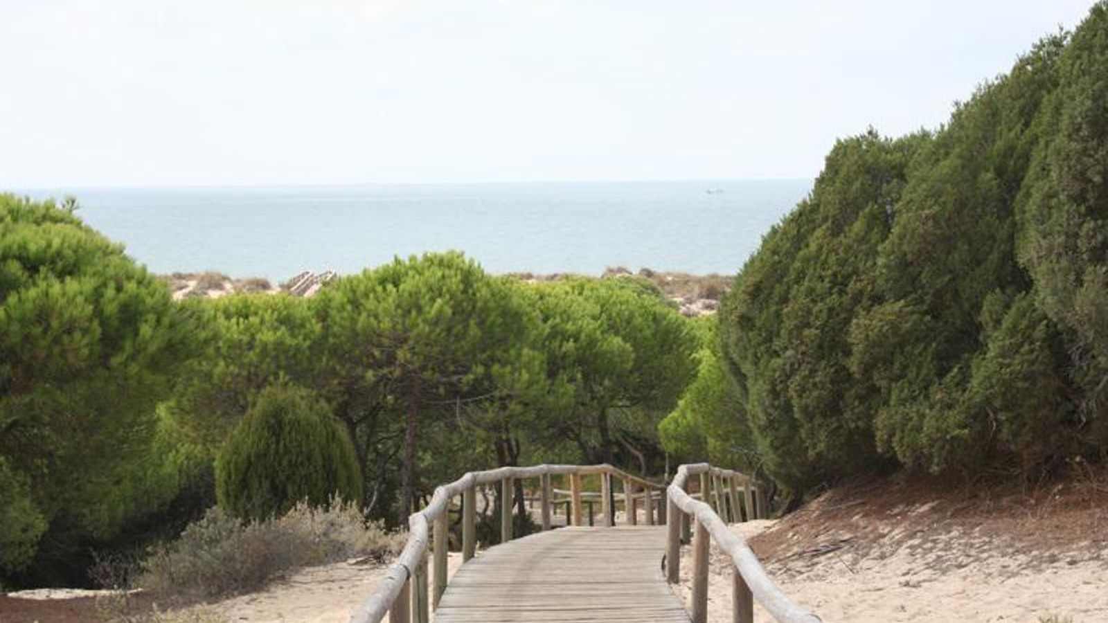 Playa de Los Enebrales, en Punta Umbría