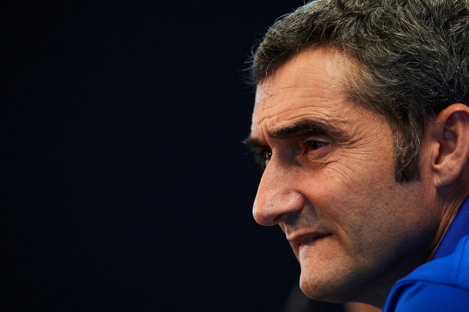 Valverde, durante la rueda de prensa que ofreció en el día de ayer.
