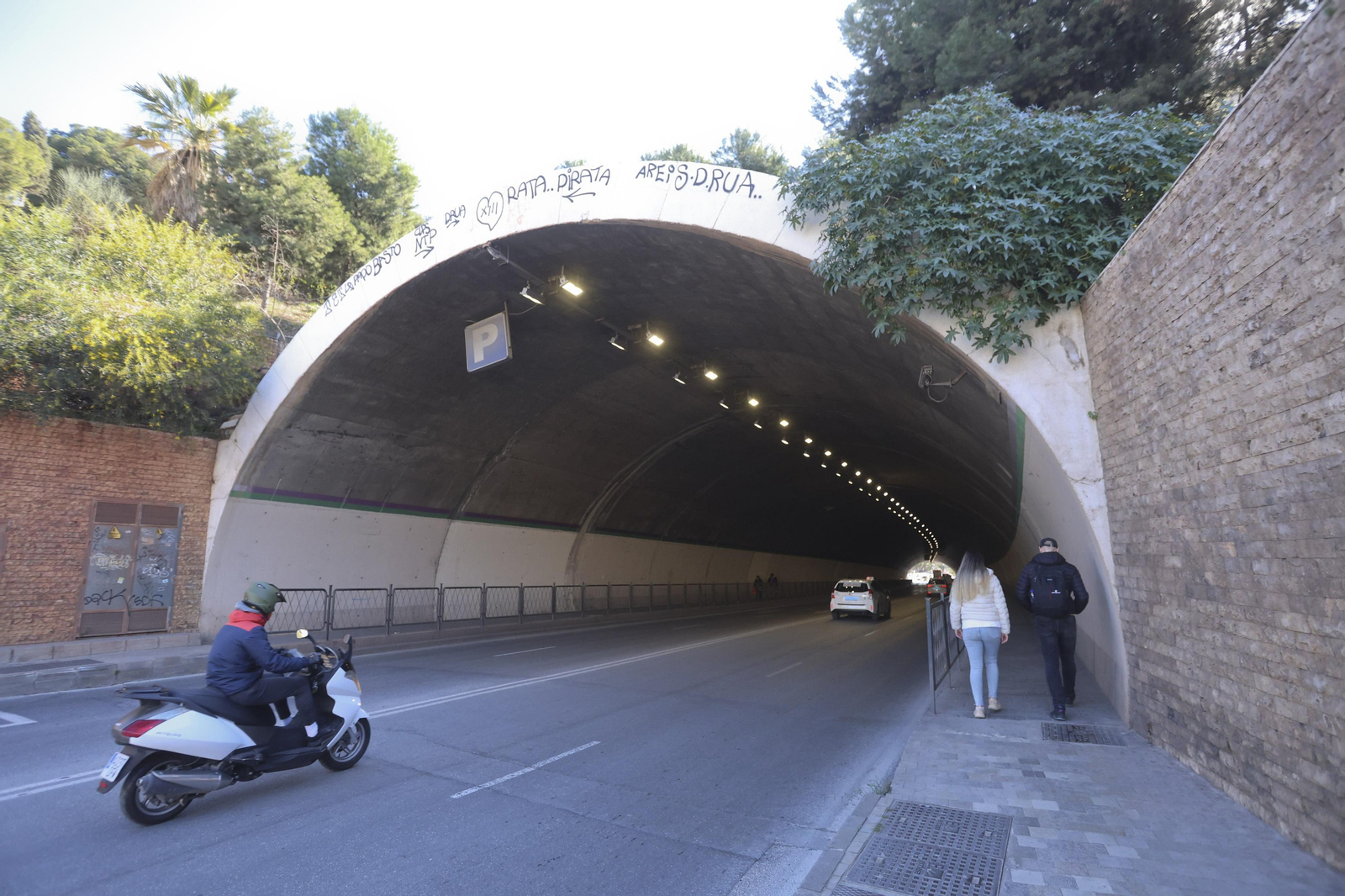 Túnel de la Alcazaba de Málaga.