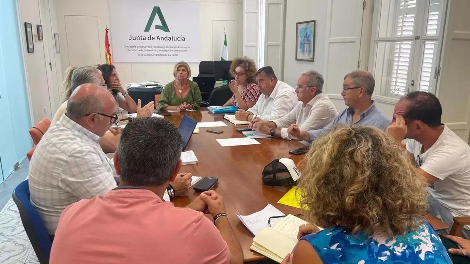 Última reunión entre la Junta, el Ayuntamiento y el colegio San Ignacio