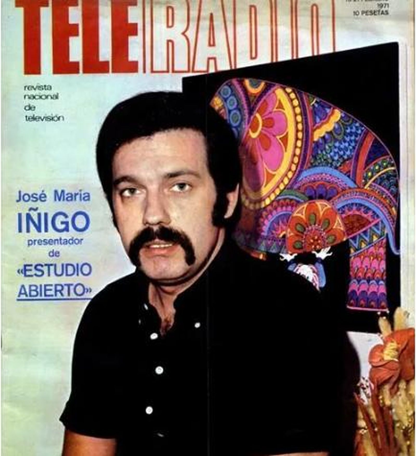 Íñigo en una portada de 'Tele Radio' de 1971