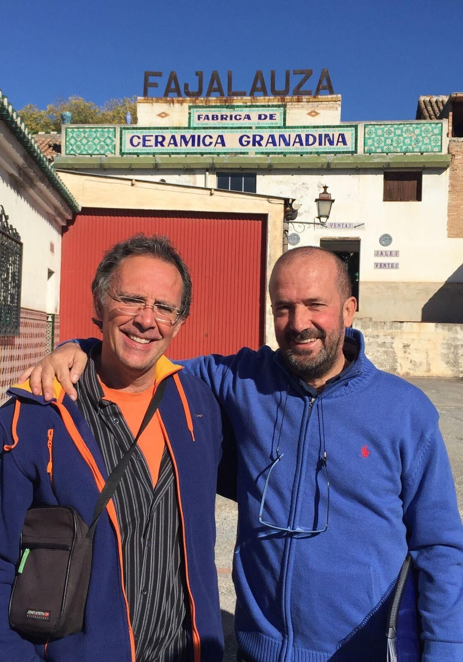 Chemi y Cecilio Manuel Madero Morales, dos de los tres sobrinos que han puesto en marcha la Fundación Fajalalauza