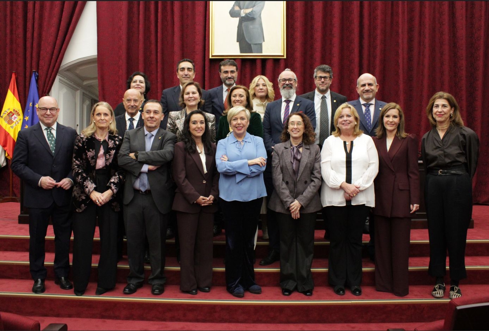 El equipo de gobierno de Carmen Vargas.
