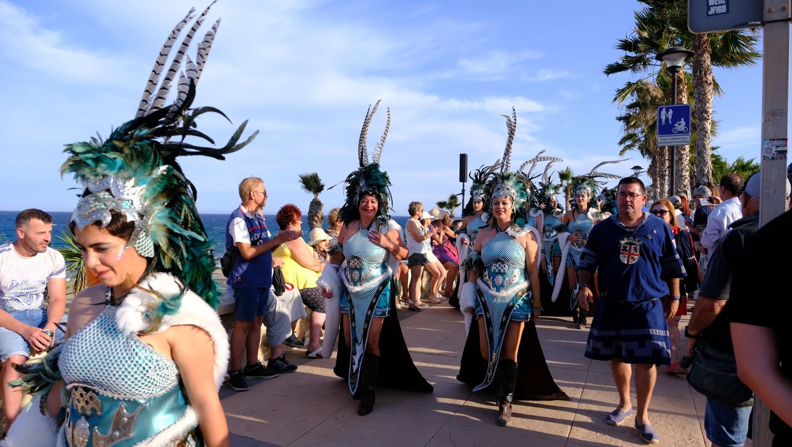 Moros y Cristianos de Mojácar en la Playa del Lance, en imágenes