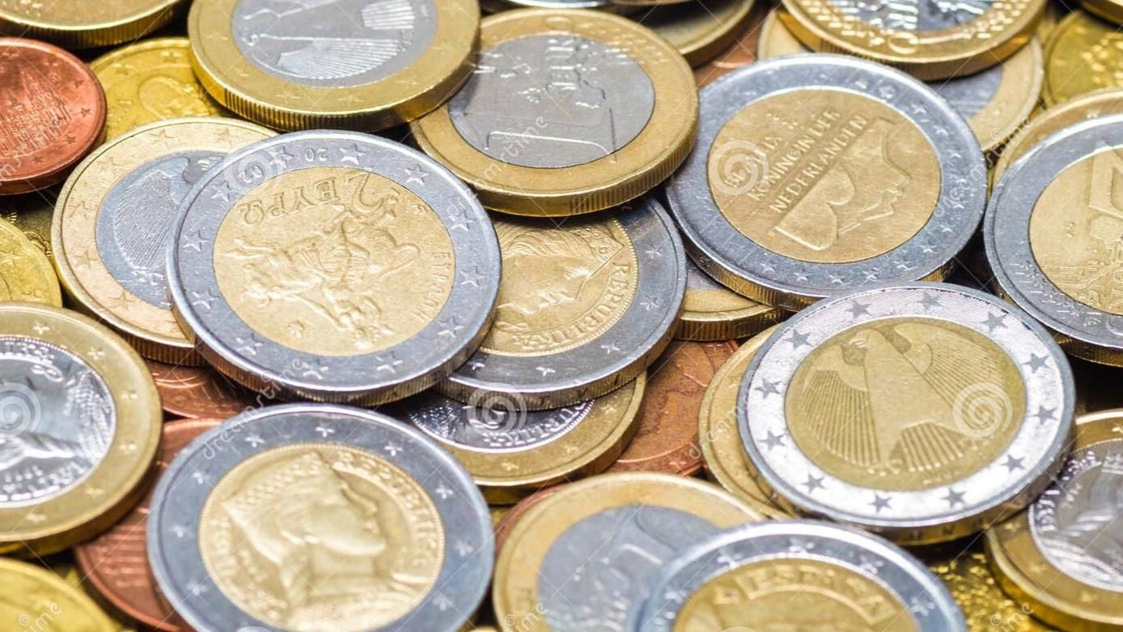 Monedas de euros.