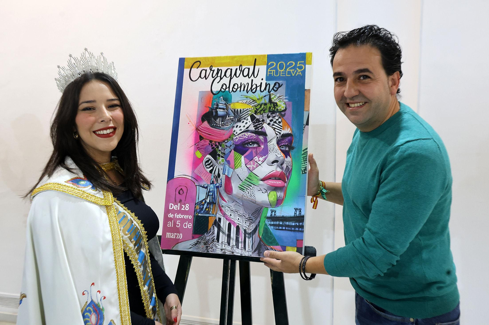 Imágenes de la presentación del cartel del Carnaval Colombino 2025