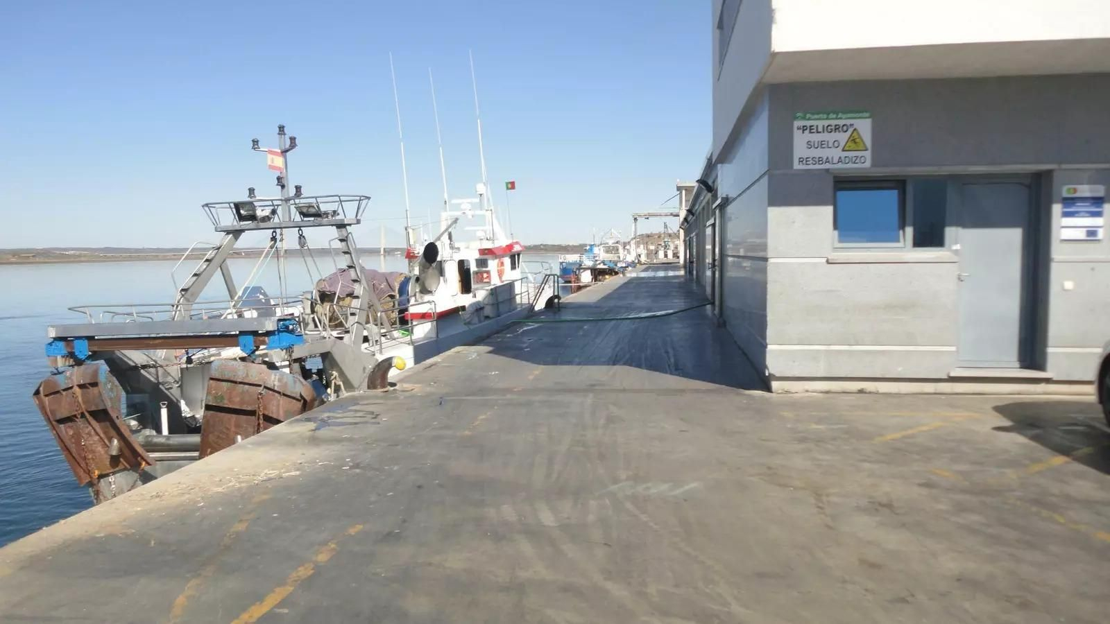 Puerto pesquero de Ayamonte.