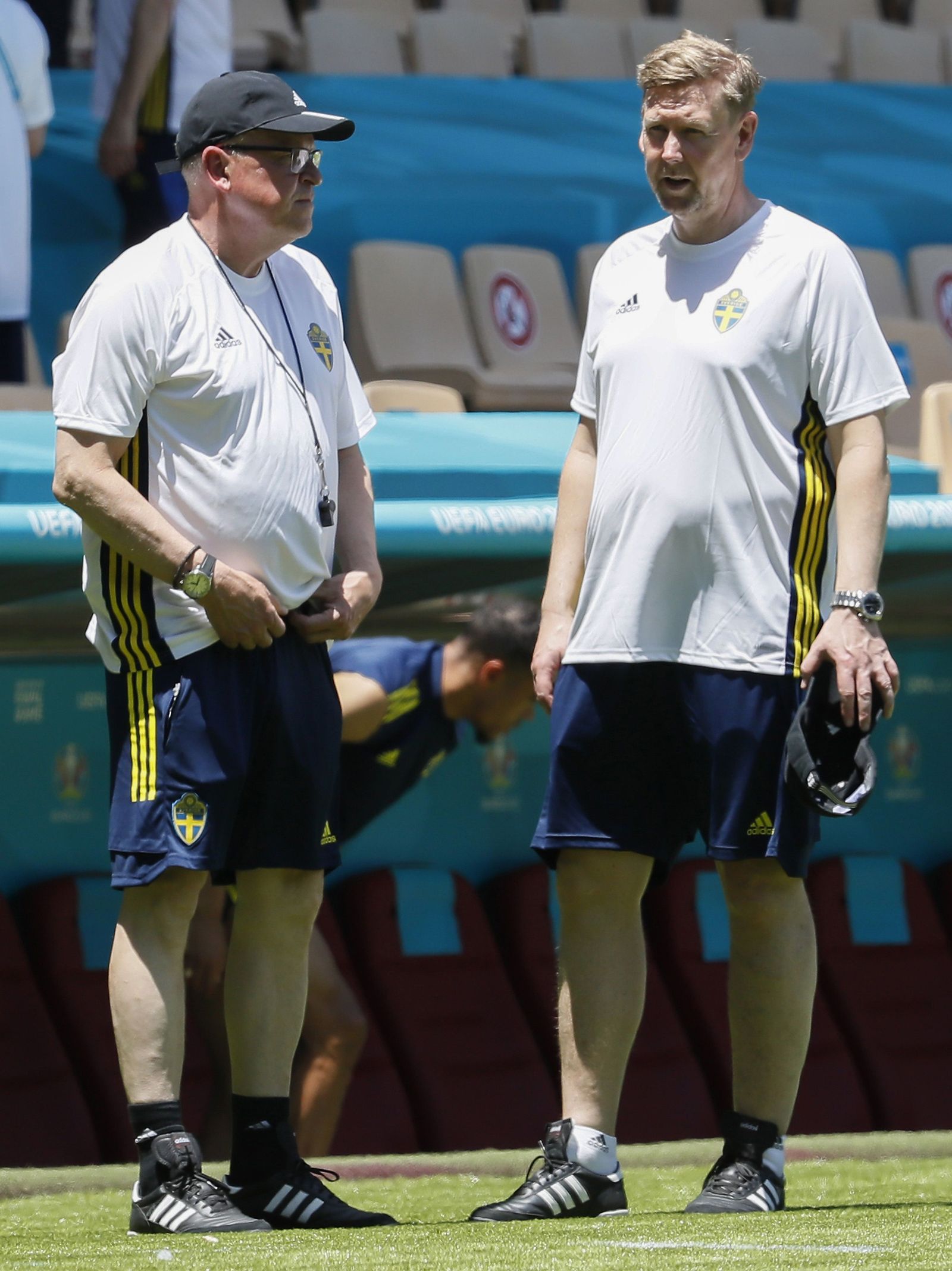 ¡Suecia entrena a las 14:30 en La Cartuja con 33 grados!