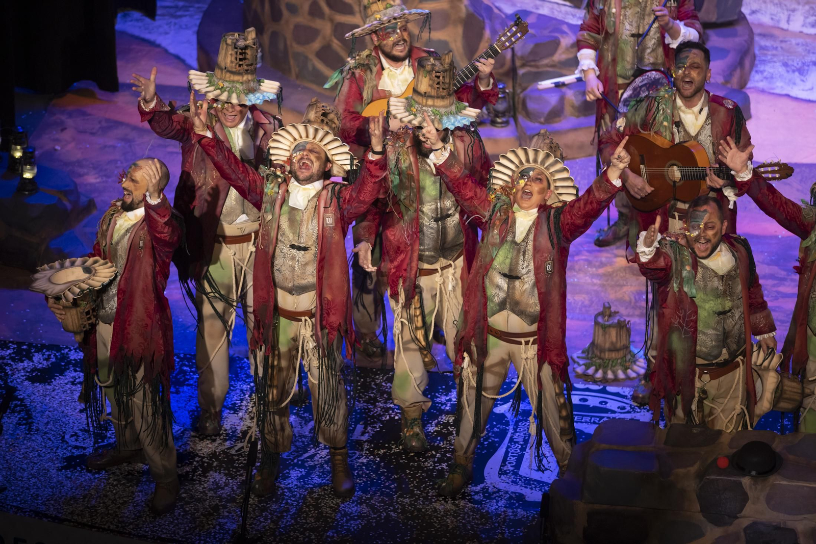 La última jornada de semifinales del Carnaval de Huelva, en imágenes