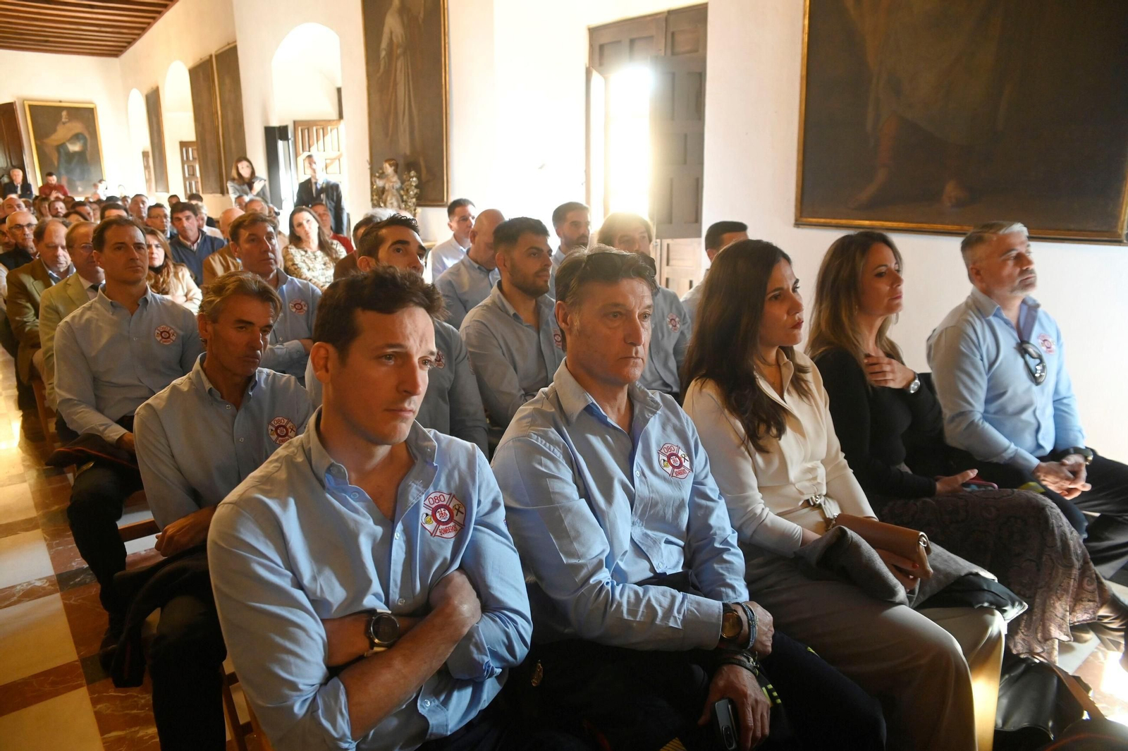 El reconocimiento a quienes lucharon contra el incendio de la Mezquita de Córdoba, en imágenes